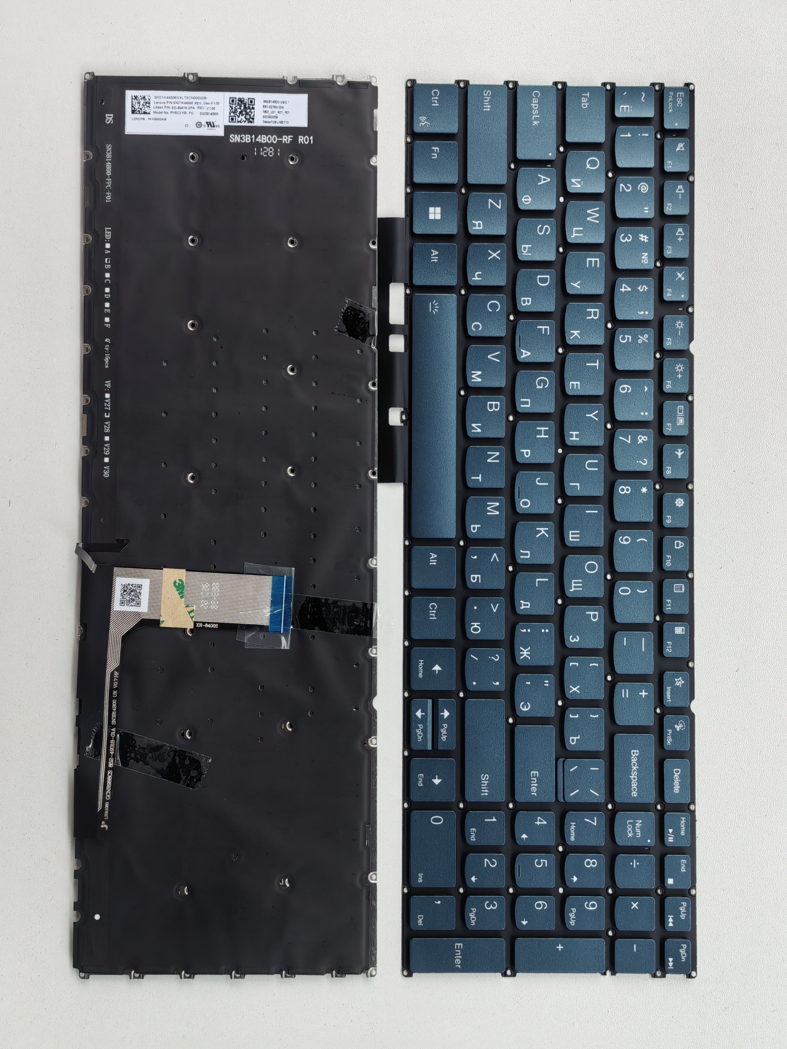Picture of New Replacement Laptop Keyboard For LENOVO YOGA Pro 16s IRP8 IMH9 2023 2024 Talk button Dark blue Backlit RU Layout
